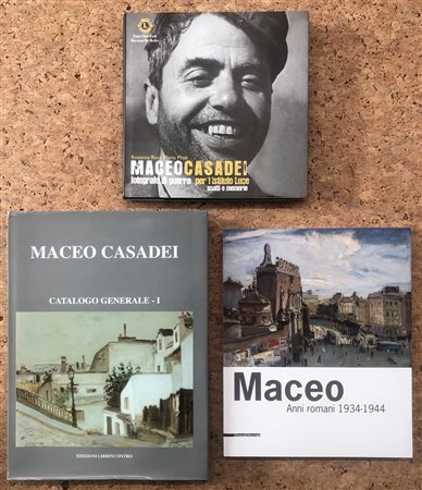 MACEO CASADEI - Lotto unico di 3 cataloghi