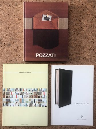 POP ART ITALIANA (MAMBOR, TACCHI, POZZATI) - Lotto unico di 3 cataloghi
