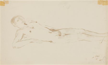 Filippo De Pisis (1896-1956), Nudo disteso, 1926