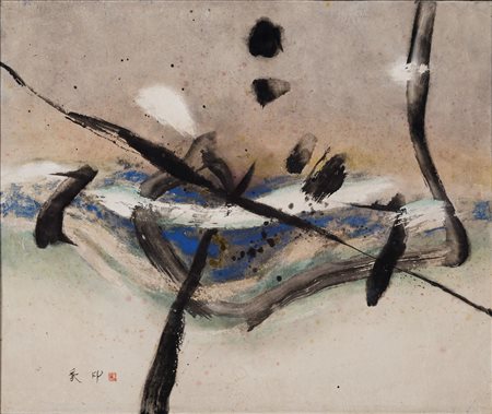 Insho Domoto (1891-1975), Senza titolo, 1961