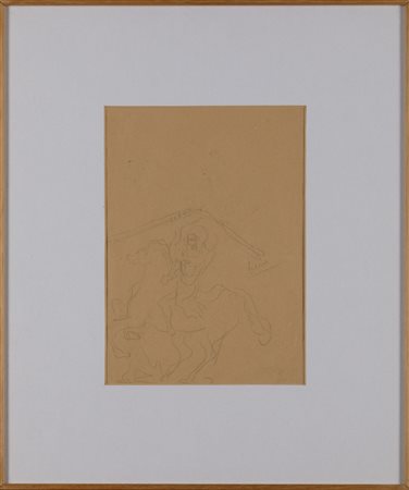 Lucio Fontana (1899-1968), Studio per San Martin (o El santo de la espada), 1940 ca