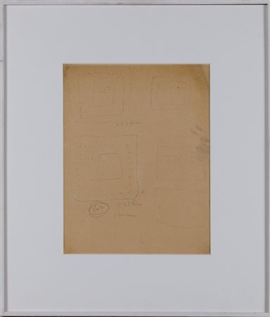 Lucio Fontana (1899-1968), Studi per Concetto spaziale, 1961