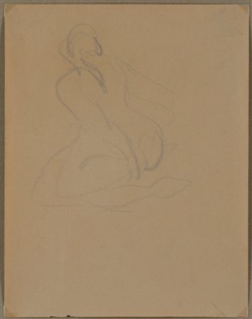 Lucio Fontana (1899-1968), Nudo femminile, 1962-1964