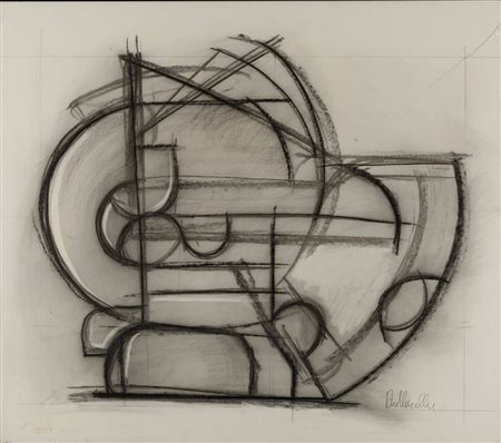 Andrea Cascella (1920-1990), Progetto per la scultura a Milano - Linate, 1986
