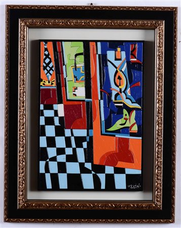 Ugo Nespolo (1941), Green Shoe, 2000