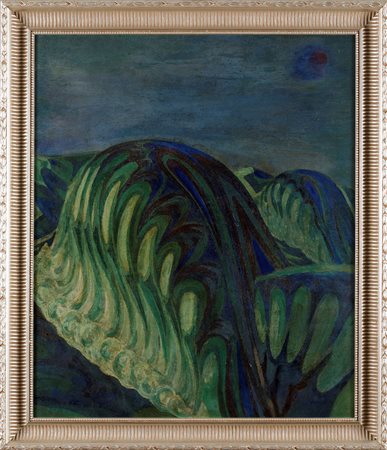 Cagnaccio di San Pietro (1897-1946), Velocità di luce - forza di un paesaggio”, 1915