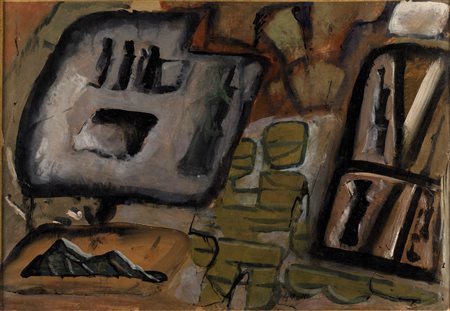 Mario Sironi (1885-1961), Composizione, metà anni ‘50