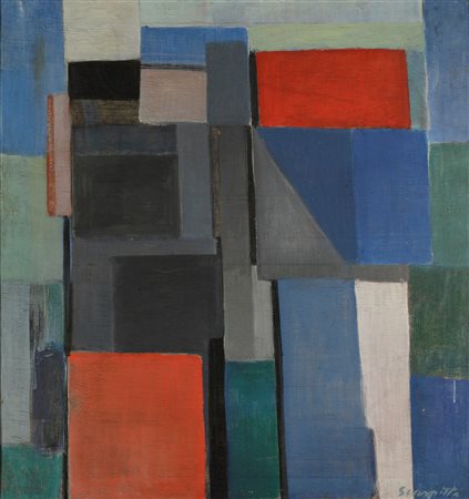 Salvatore Scarpitta (1919-2007), Composizione (Io e mio padre), 1949
