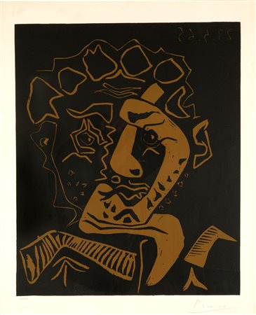 Pablo Picasso (1881-1973), Tête d'Histrion (Le danseur)