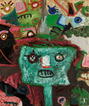 Enrico Baj (1924-2003), Folla in Rivolta, 1963