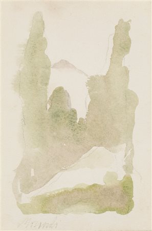 Giorgio Morandi (1890-1964), Paesaggio, s.d. 1958