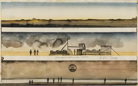 Saul Steinberg (1914-1999), Senza titolo, 1969