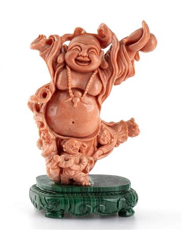 Scultura in corallo Cerasuolo - Cina, inizio XX secolo