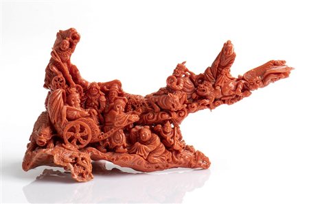 Scultura in corallo Cerasuolo - Cina, inizio XX secolo