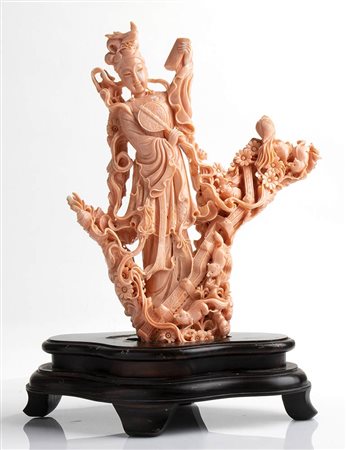 Scultura in corallo Bokè - Cina, inizio XX secolo