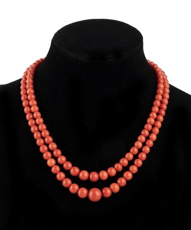 Collana in corallo Mediterraneo