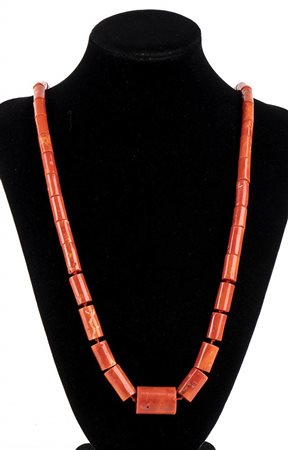 Collana in corallo Cerasuolo