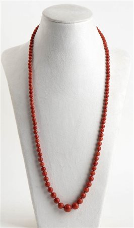 Collana in corallo Mediterraneo 