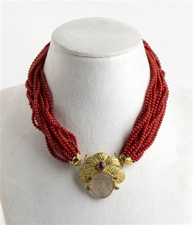 Collana in corallo Mediterraneo 