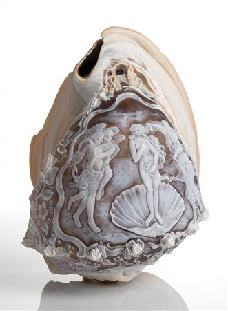 Cammeo su conchiglia Sardonica - Manifattura Guarracino, Torre del Greco   