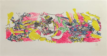 Echaurren Matta Roberto Sebastian Senza titolo litografia p.a. cm. 40x70...