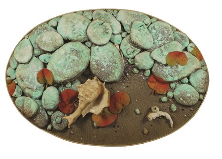 Gilardi Piero Spiaggia, 1984 gommapiuma cm 53x80 firmato, datato e numerato...