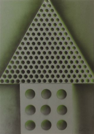 Costalonga Franco Senza titolo, 2002 tecnica mista su cartoncino cm. 50x35...