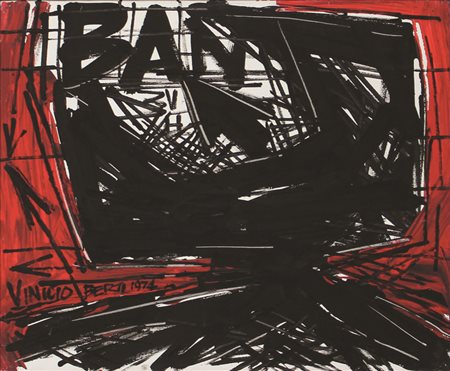 Berti Vinicio Senza titolo, 1974 Acrilico su tela cm 50x60 firmato e datato...