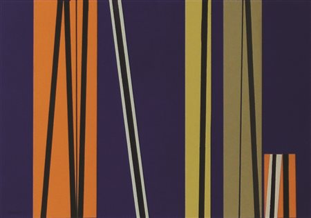 Pantaleoni Ideo Composizione, 1955 collage su cartoncino cm 35x50 firmato e...