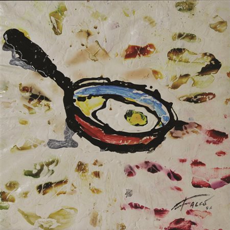 Falco' Joaquin Senza titolo, 1996 acrilico su tela cm 47x47 firmato e datato...