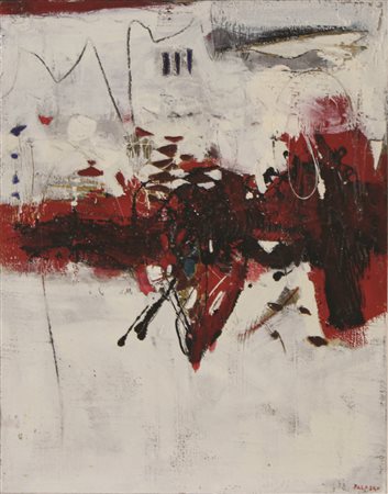 Palasgo Diego Assorto nel colore tecnica mista su tavola cm. 80x70 firmata in...