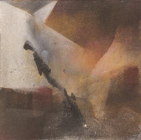 Poli Gabriele Memorie metropolitane, 1998 tecnica mista su tela cm. 60x60...