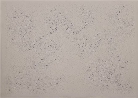 Dadamaino Costellazioni, 1987 china su carta cm 26x36 firmata, intitolata e...