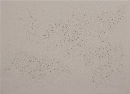 Dadamaino Costellazioni, 1987 china su carta cm 26x36 firmata, intitolata e...