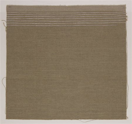 Griffa Giorgio Senza titolo, 1974 Acrilico su tela cm. 50x50 firmato e datato...