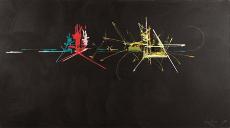 Mathieu Georges Astragale, 1967 olio su tela cm 73x130 firmato e datato in...