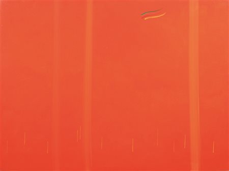 Vago Valentino senza titolo, 2003 olio su tela cm 100x81 firmato al retro,...