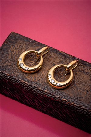 Orecchini in oro 18 Kt con diamanti