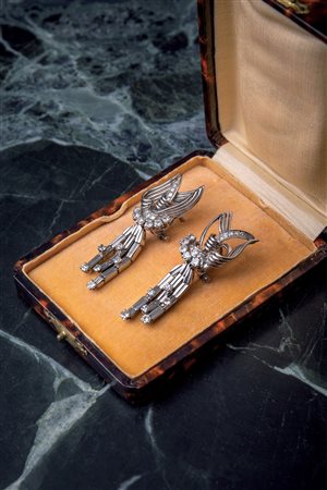 Orecchini in oro 18 Kt con diamanti