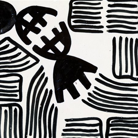 GIUSEPPE CAPOGROSSI (1900-1972) - Nero - Superficie CP872/A, 1951-1952