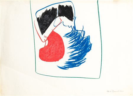 CLAUDIO GRANAROLI (1939) - Senza Titolo, 1970