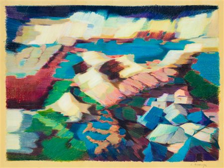 LIVIO CAZZANIGA (1925) - Senza Titolo