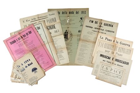 [BOSINADE] - Lotto di 28 manifesti con bosinade. Milano: 1890-1920.

Divertente