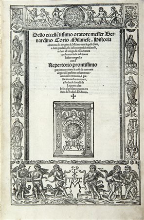 CORIO, Bernardino (1459-1519 ca.) - Viri clarissimi mediolanensis Patria histor