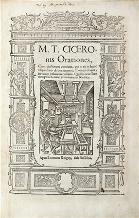 CICERONE, Marco Tullio (106 A.C.-43 A.C.) - Orationes, cum doctorum omnium. Par