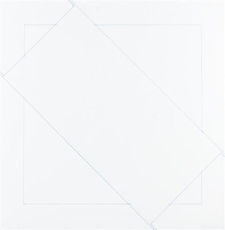 Andrea Pierbò 16 CCXXXX tecnica mista su tela, cm 70x70 sul retro: firma,...