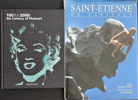 Lotto di due volumi di fotografia: Saint-Etienne en Capitale, pagine 154,...