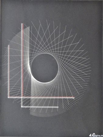 Leonardo Caposiena SENZA TITOLO disegno su cartoncino, cm 57X46 firma...