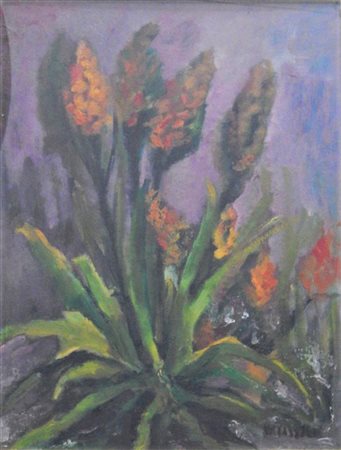 Wanda Cassoli SENZA TITOLO olio su Tavola, cm 70x50 firma in cornice