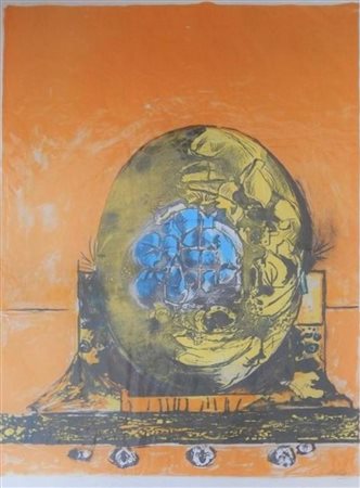 Graham Sutherland SENZA TITOLO litografia, cm 76x56 firma in lastra e timbro...